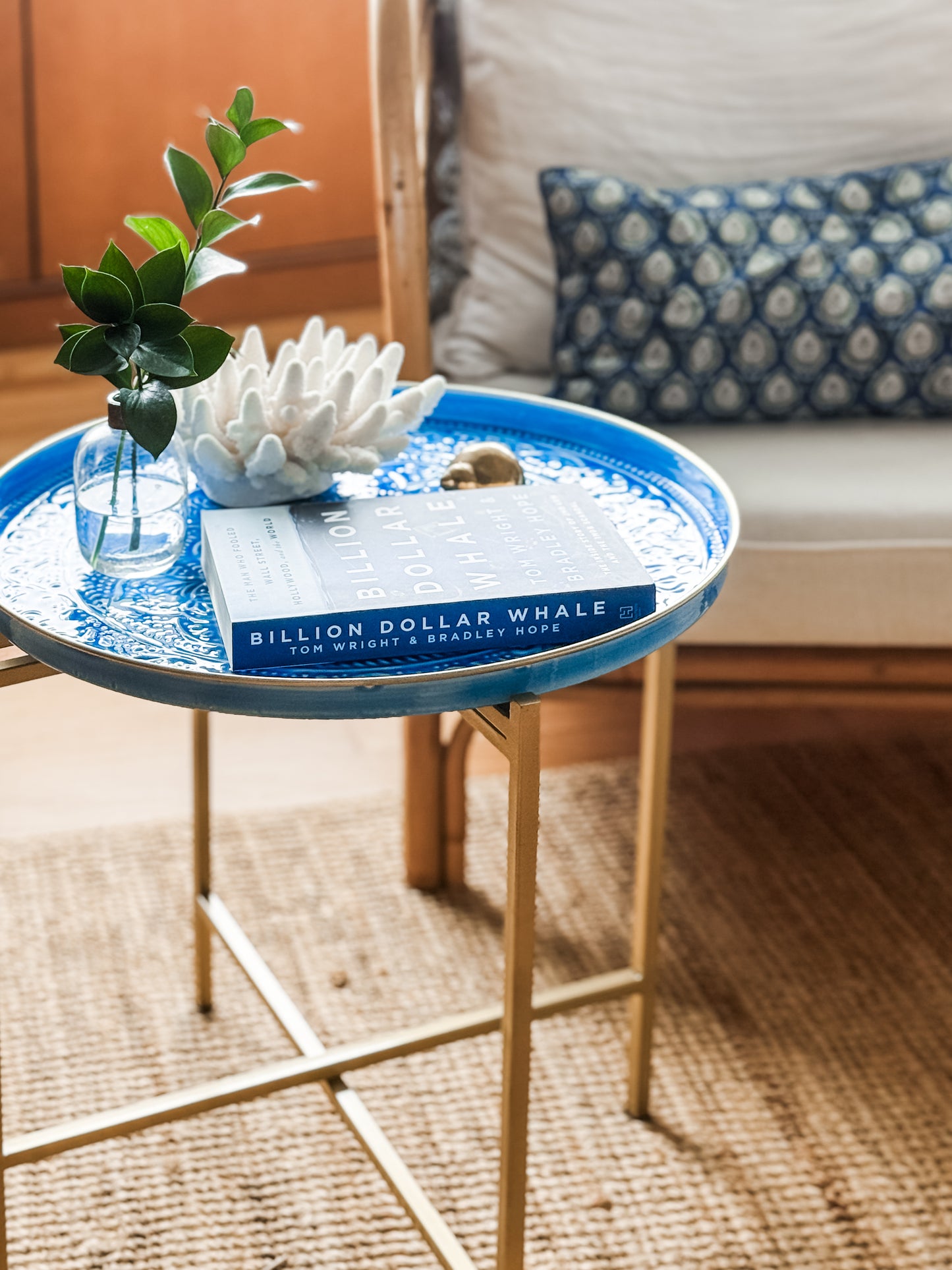 Tray, Enamel Large, Blue