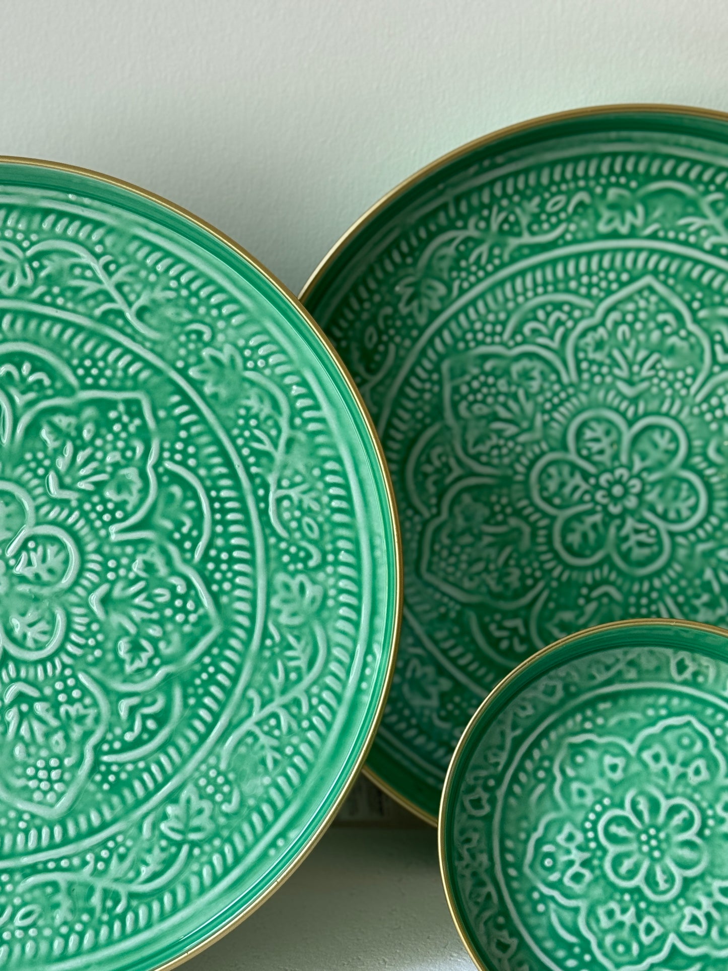 Tray, Enamel Medium, Green