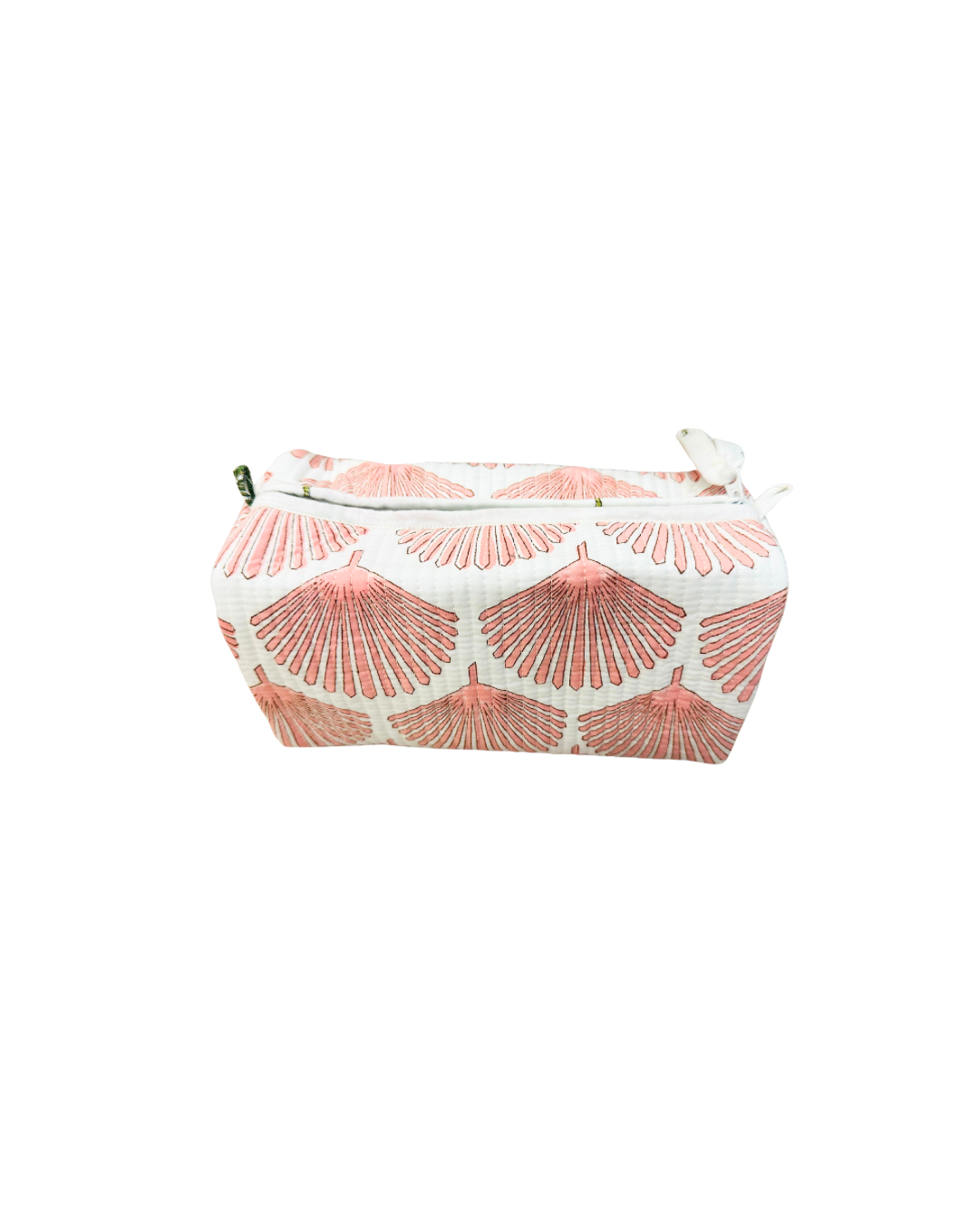Cosmetic Bag, Leaf, Pink