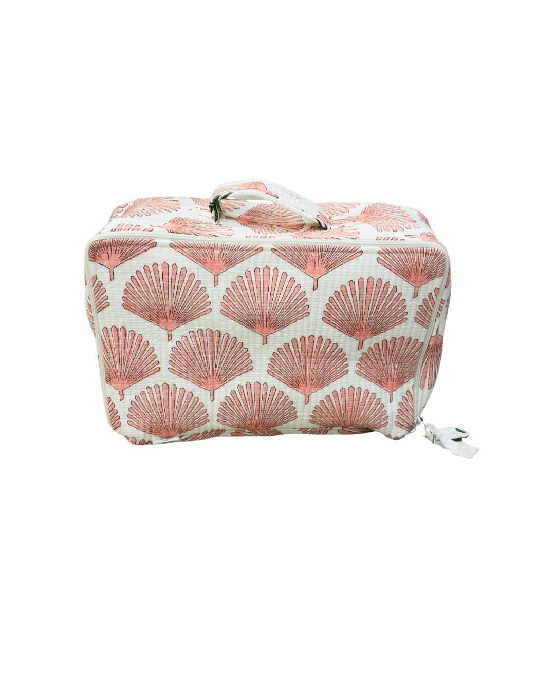 Cosmetic Bag, Leaf, Pink *ON PRE ORDER - STOCK EXPECTED 8.12.25*