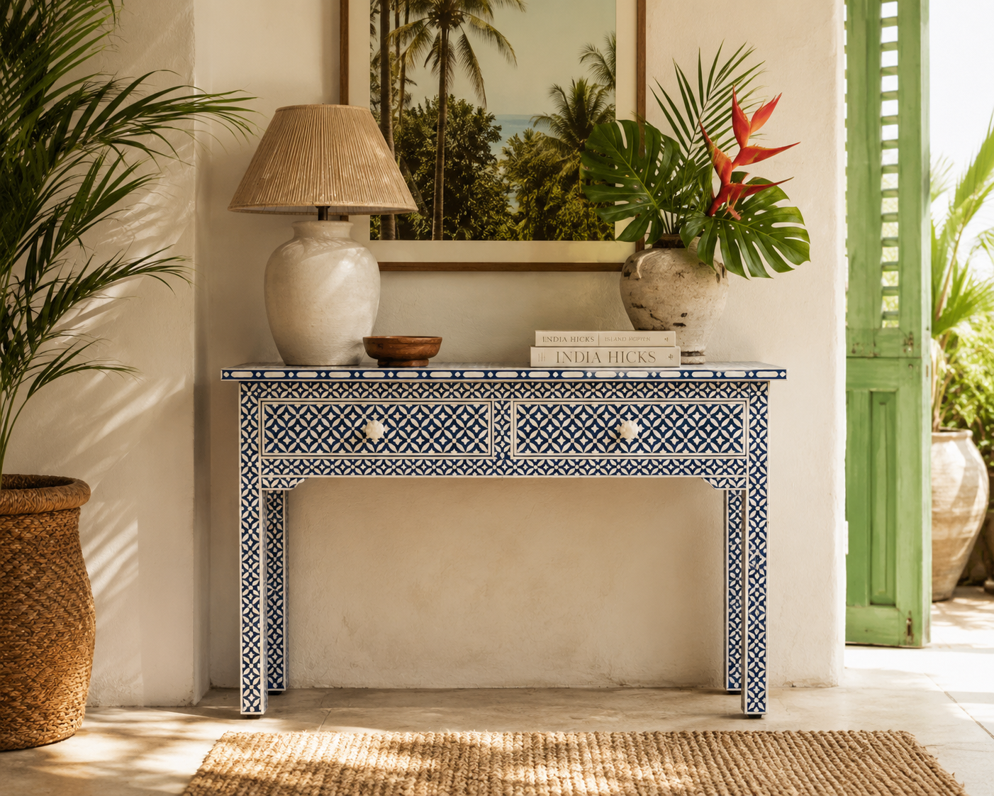 Furniture, Pre Order, Bone Inlay, Console, Bharu