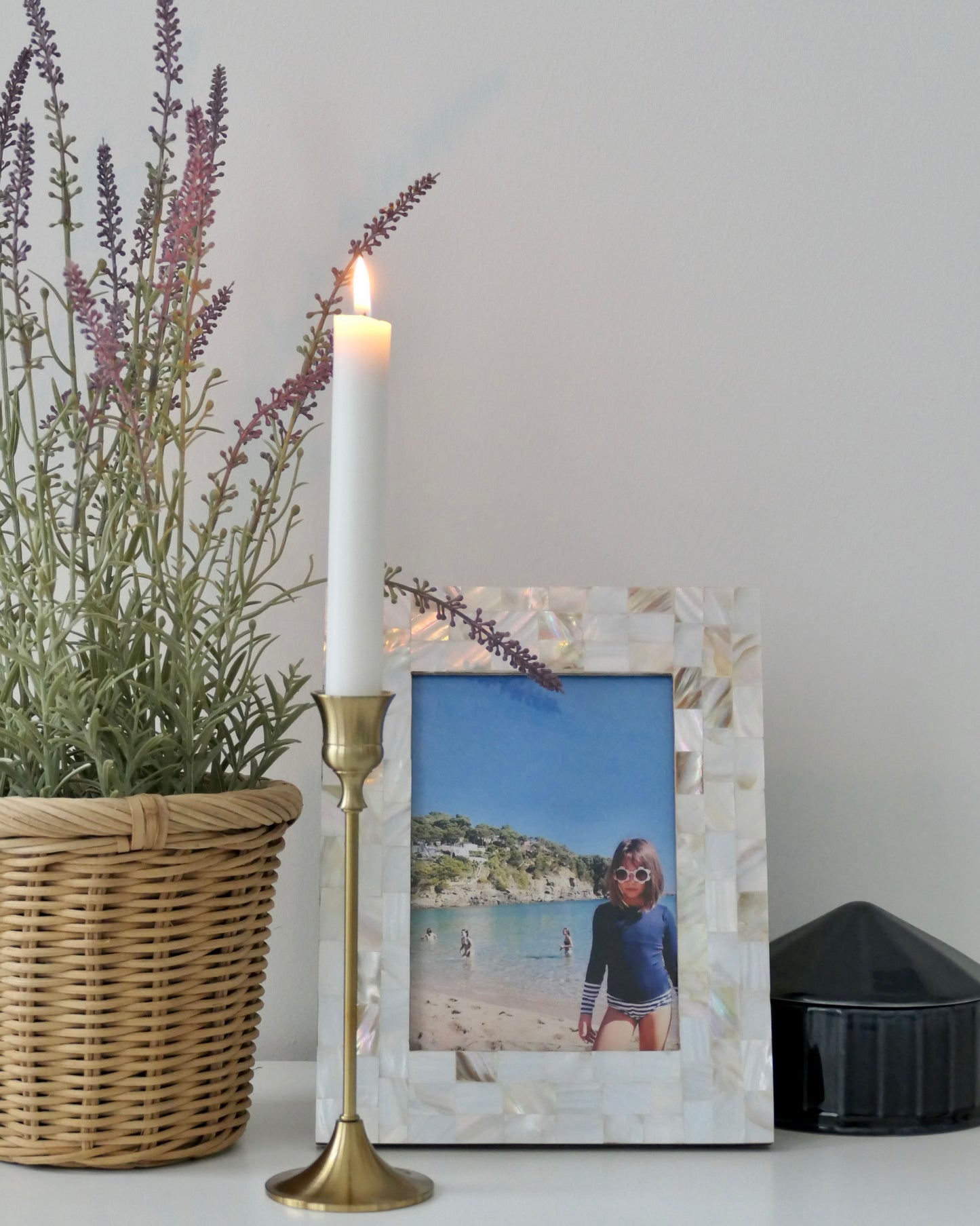 Photo Frame, Mother of Pearl Inlay, East Coast