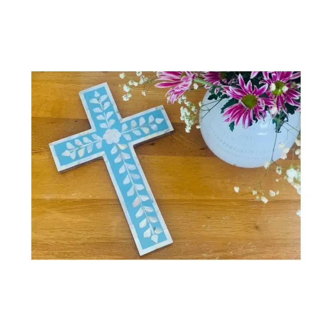 blue cross decorative