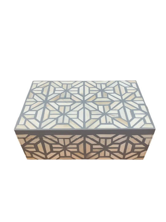 grey bone inlay box