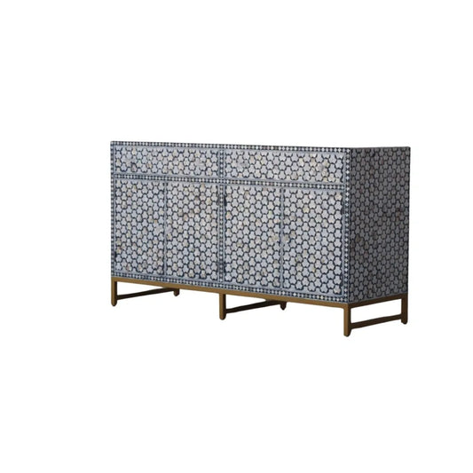 mother of pearl inlay customised sideboard furniture