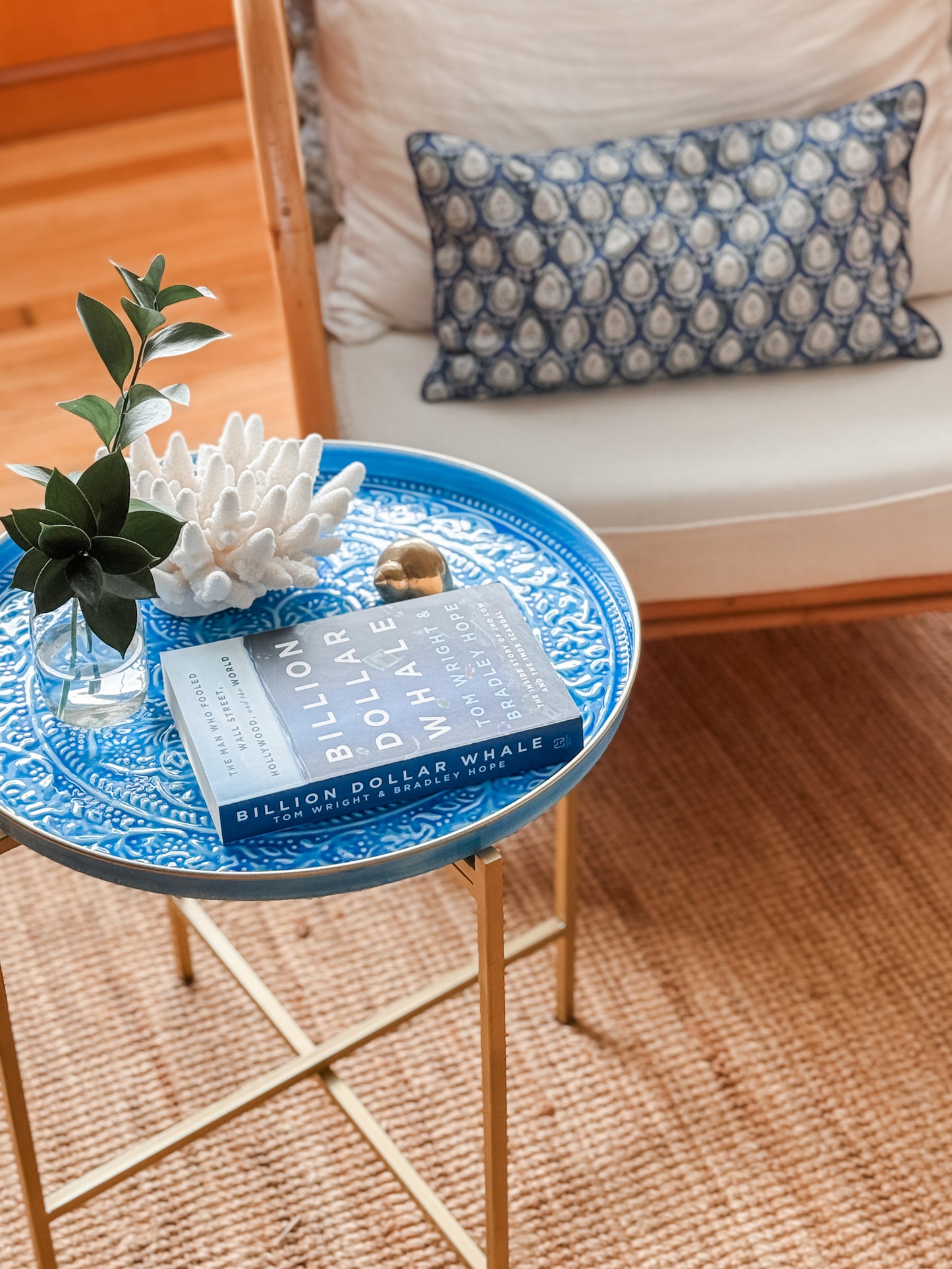 Tray, Enamel Large, Blue