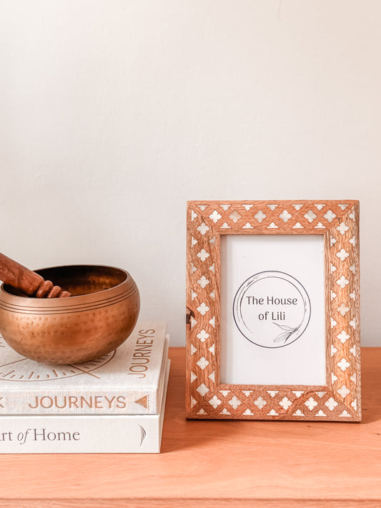 Photo Frame, Bone Inlay, Faber