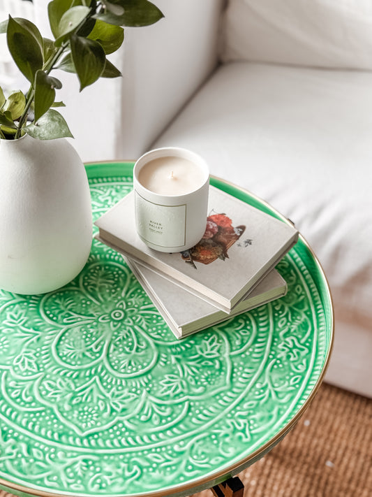 Tray, Enamel Large, Green