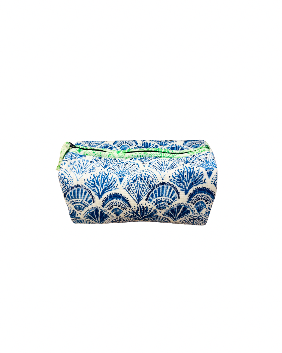 Cosmetics Bag, Shell, Blue