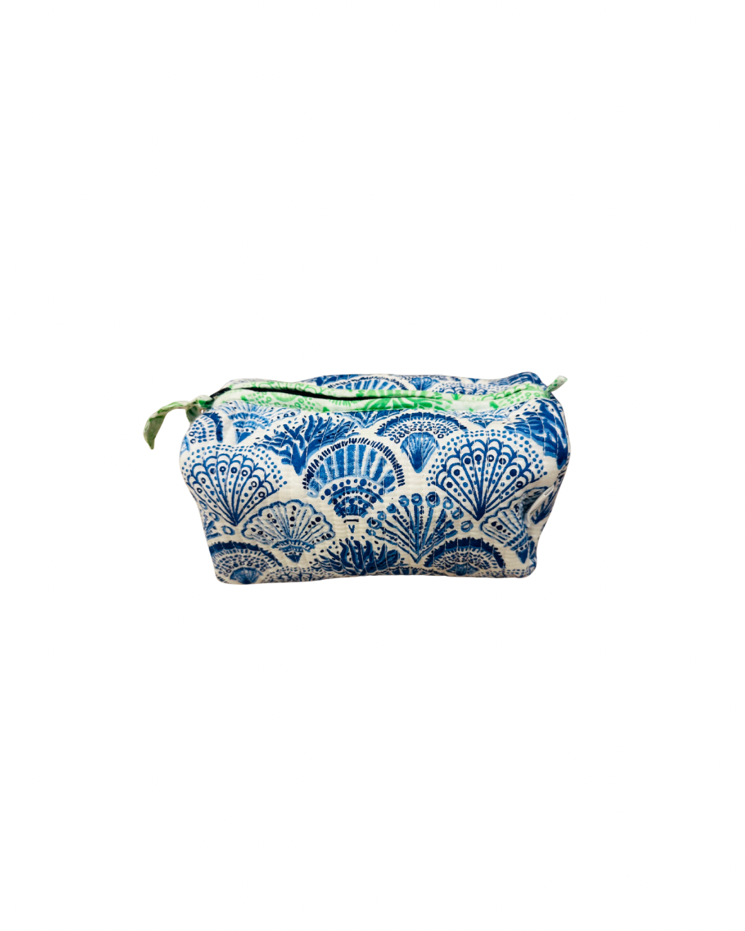 Cosmetics Bag, Shell, Blue