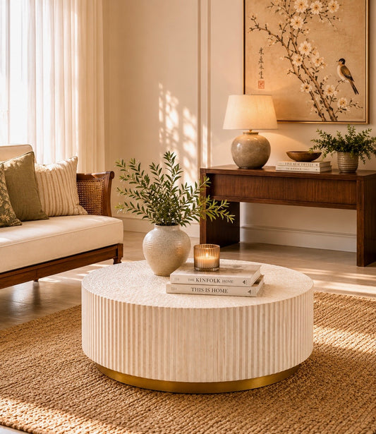 Furniture, Pre Order, Bone Inlay, Coffee Table, Jewel