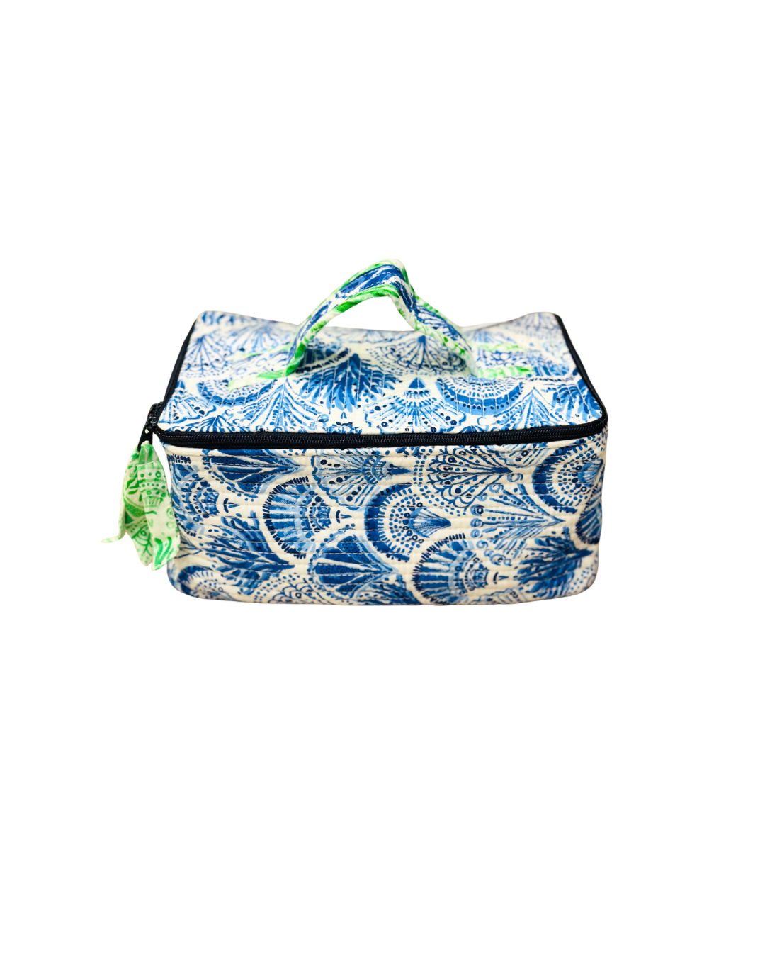 Cosmetics Bag, Shell, Blue