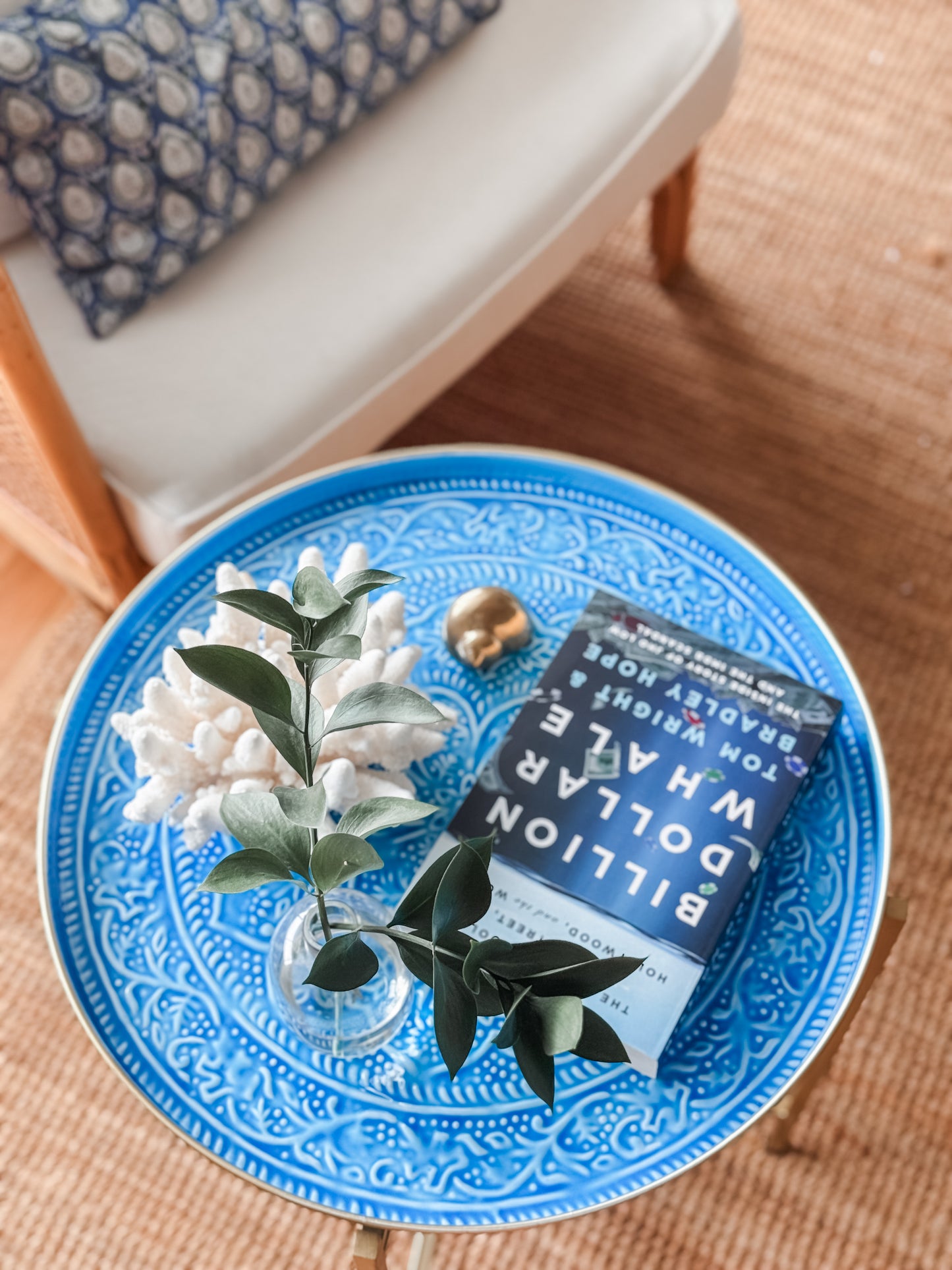 Tray, Enamel Large, Blue