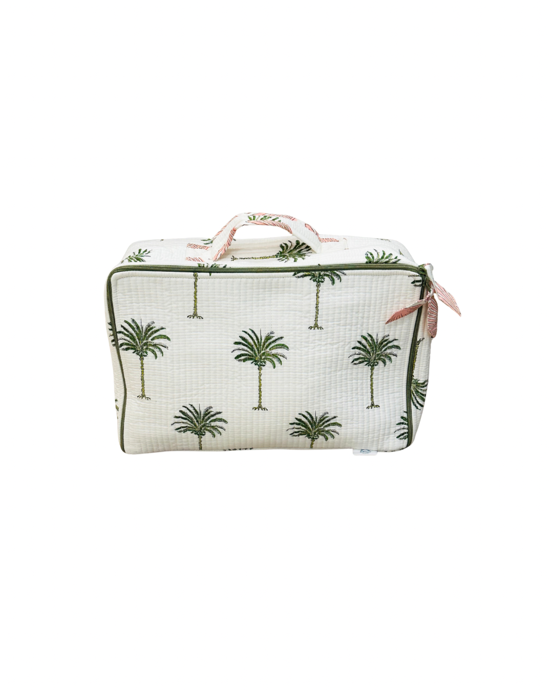 Cosmetic Bag, Palm, Green *ON PRE ORDER - RESTOCK EXPECTED 8.12.25*