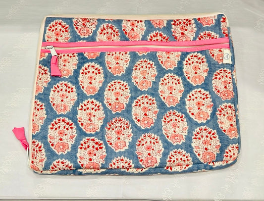 Laptop and Tablet Covers, Floral, Blue