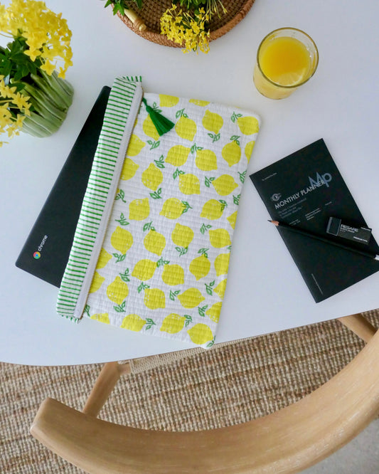 Laptop and Tablet Covers, Lemon, Yellow
