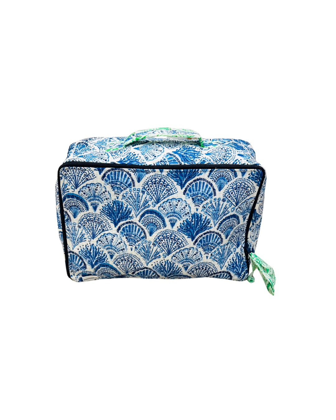 Cosmetics Bag, Shell, Blue