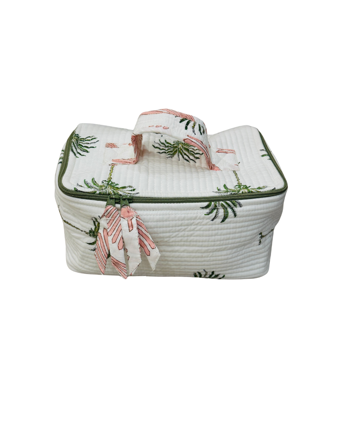 Cosmetic Bag, Palm, Green *ON PRE ORDER - RESTOCK EXPECTED 8.12.25*