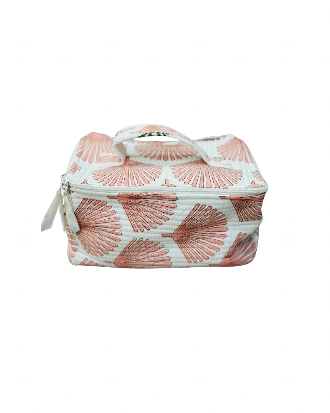 Cosmetic Bag, Leaf, Pink *ON PRE ORDER - STOCK EXPECTED 8.12.25*