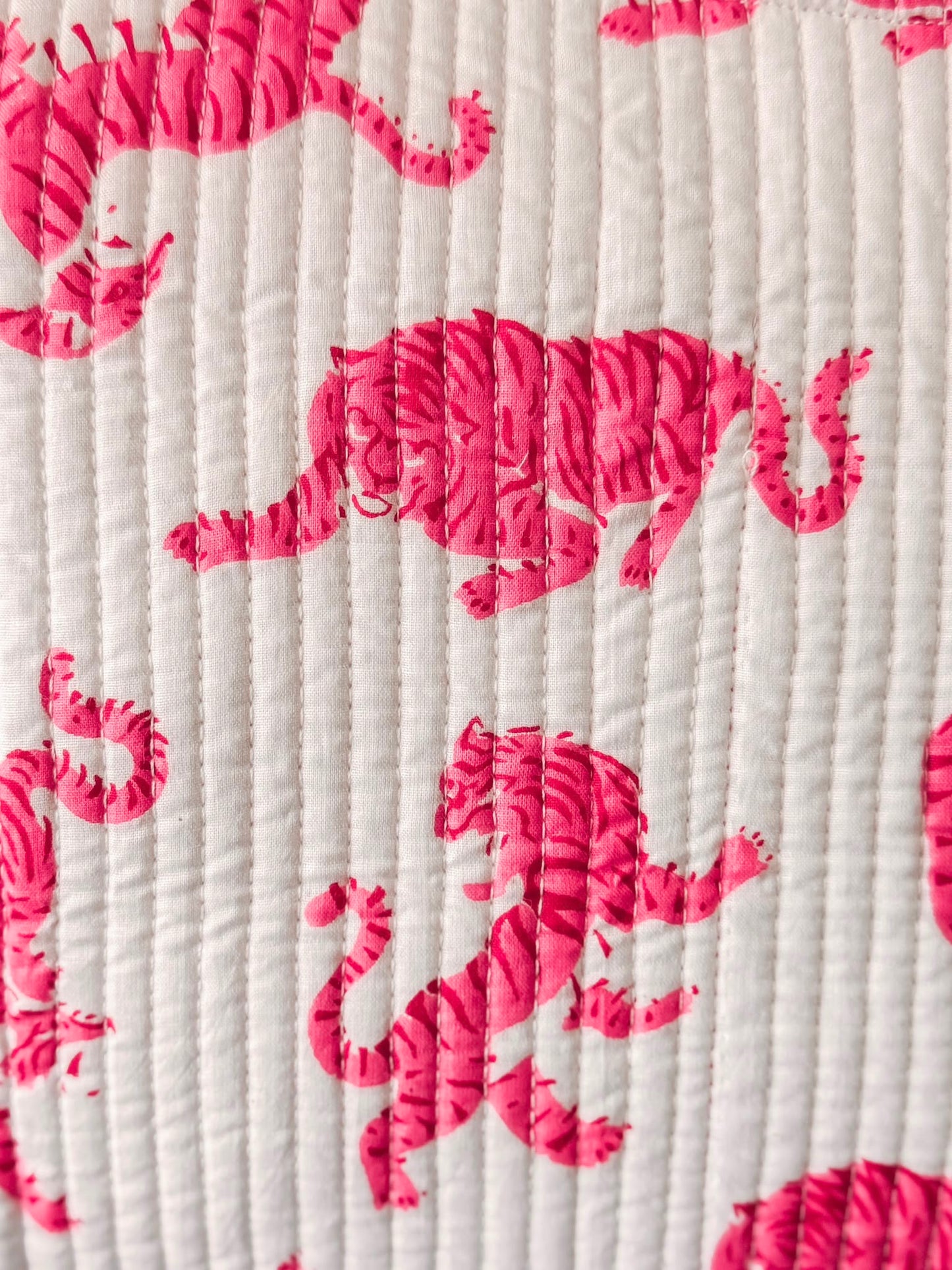Cosmetic Bag, Dancing Tiger, Pink