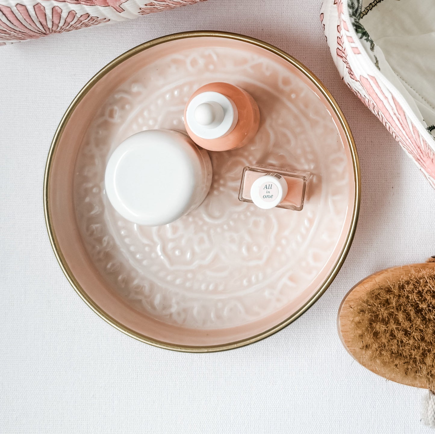 Tray, Enamel Small, Blush