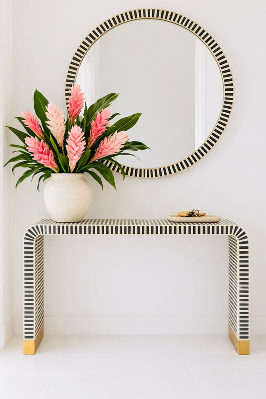 Furniture, Pre Order,  Bone Inlay, Console, Jewel
