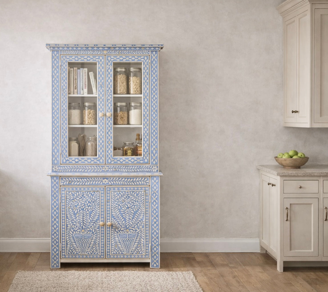 Furniture, Pre Order, Bone Inlay, Cabinet, Botanical