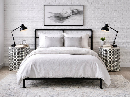 Furniture, Bone Inlay, Side Table, Katong, Black