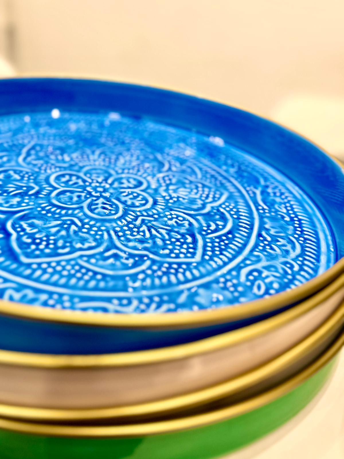 Tray, Enamel Medium, Blue