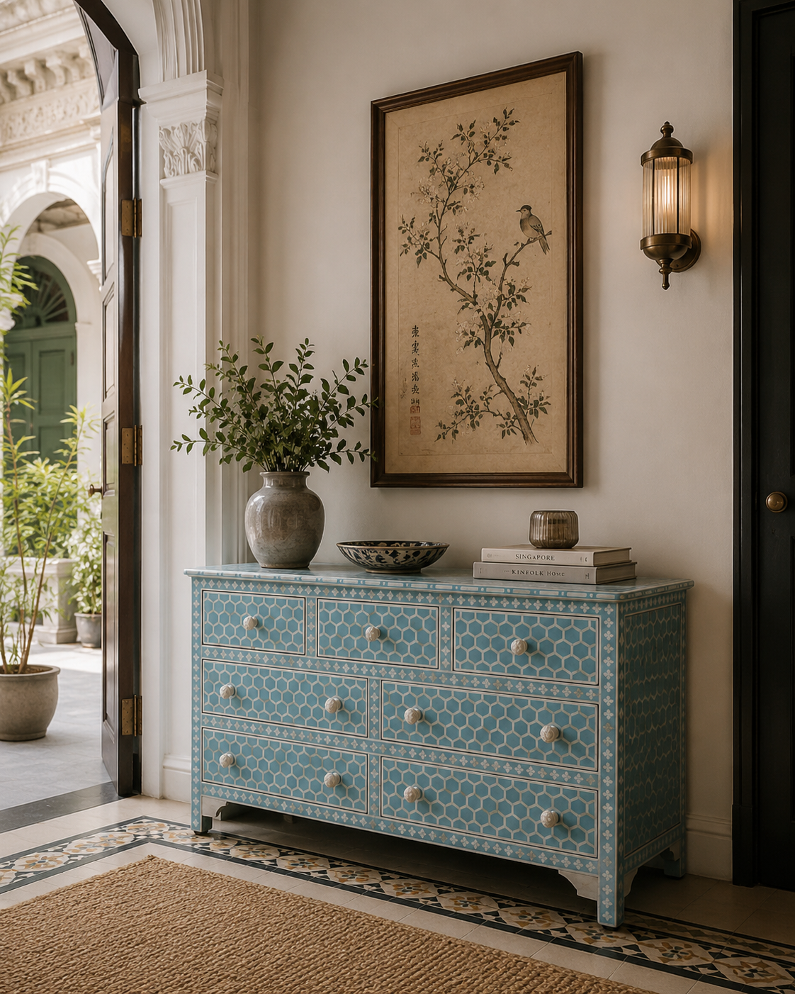 Furniture, Pre Order, Bone Inlay, Chest of Drawers - Double,  Esplanade