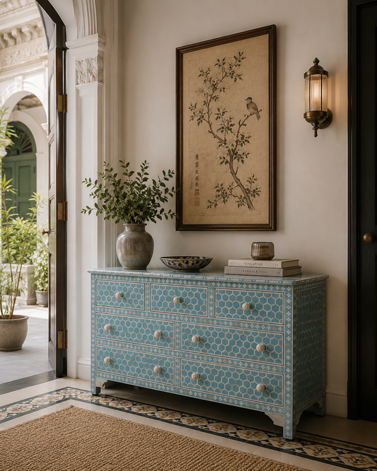 Furniture, Pre Order, Bone Inlay, Chest of Drawers - Double,  Esplanade