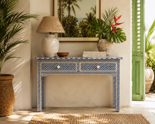 Furniture, Pre Order, Bone Inlay, Console, Bharu