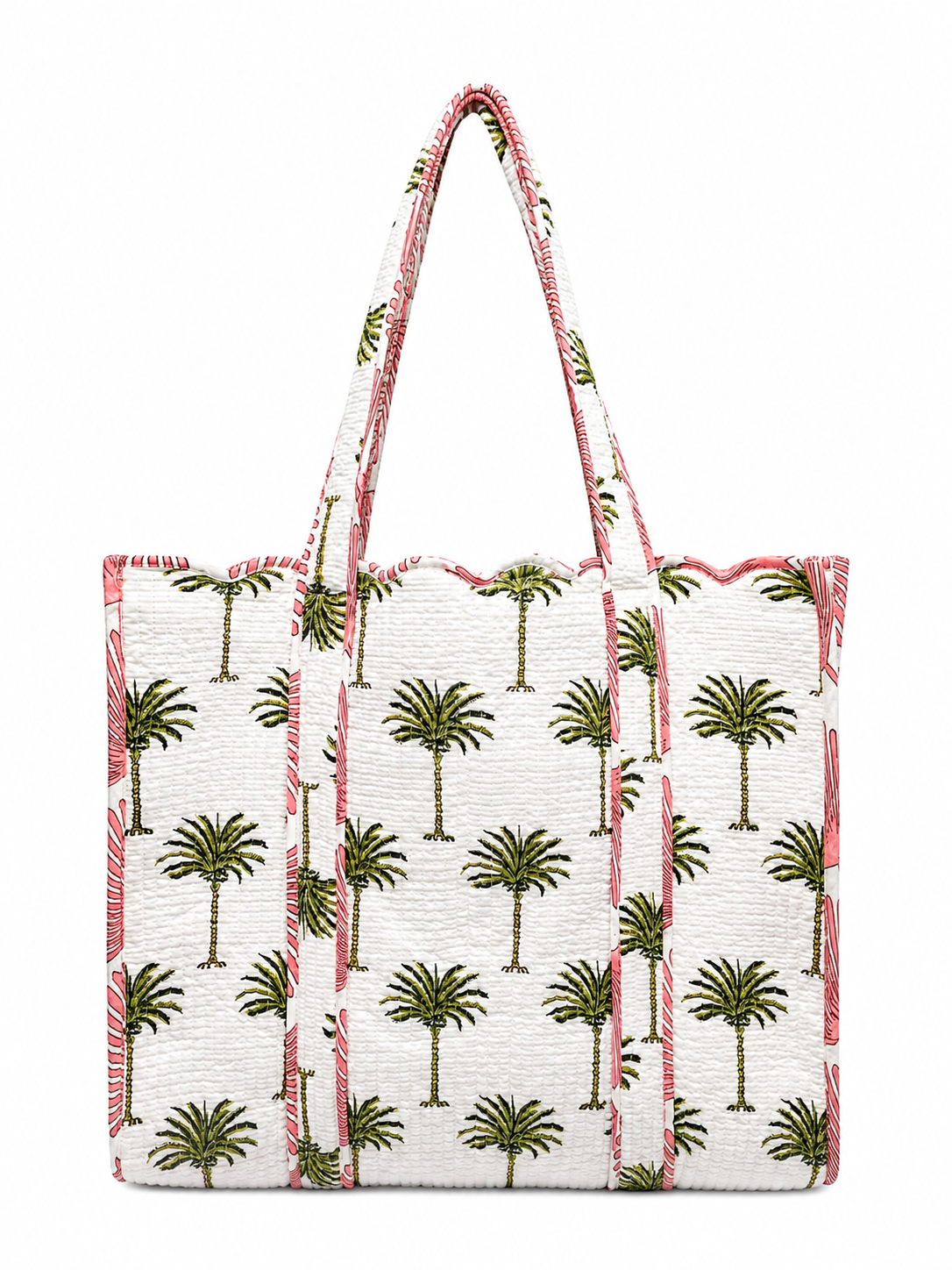 Tote Bag, Palm in Green
