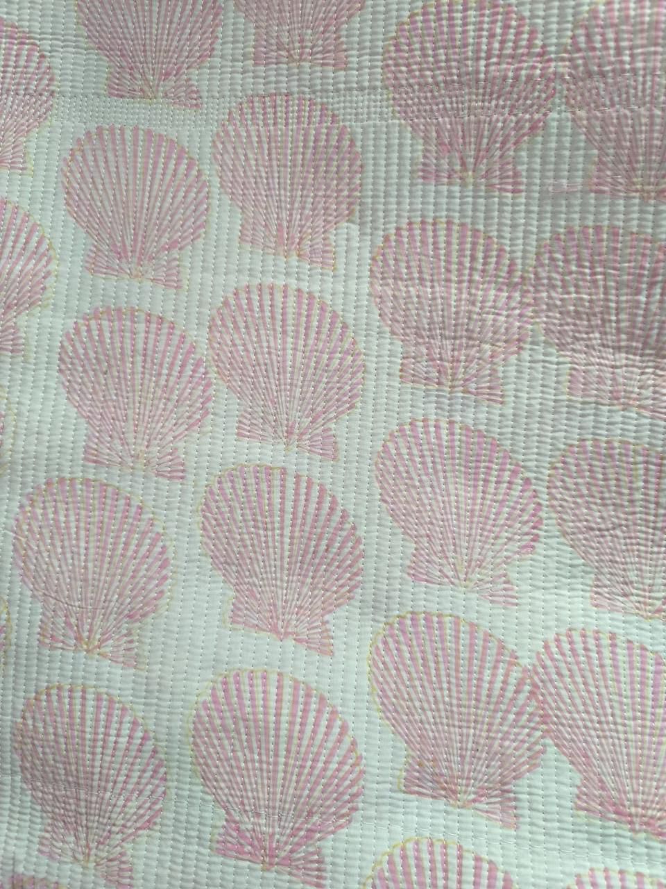 Cosmetic Bag, Shell, Pink
