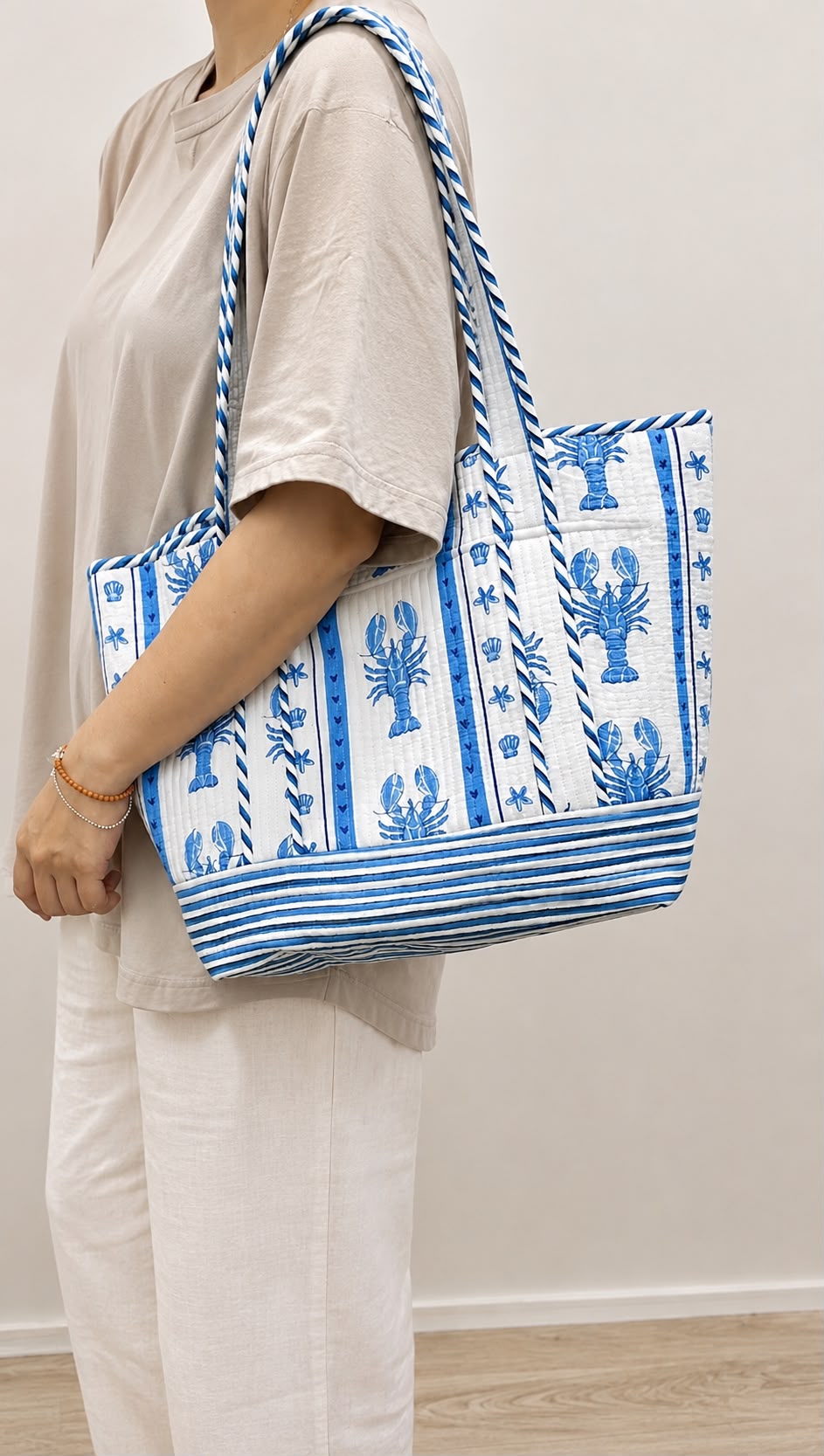 Bag, Everyday Tote, Lobster, Blue