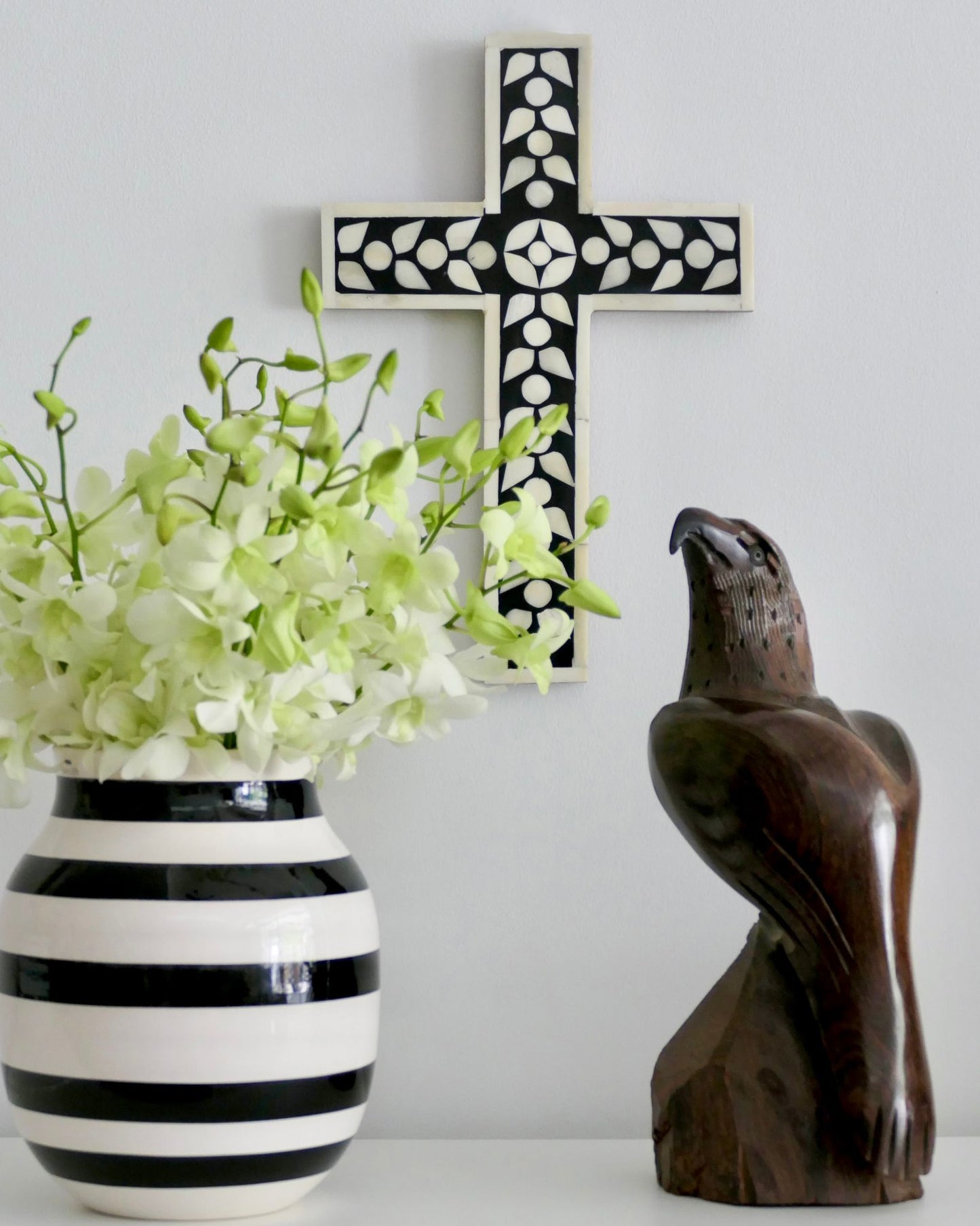 hanging religious cross decoration