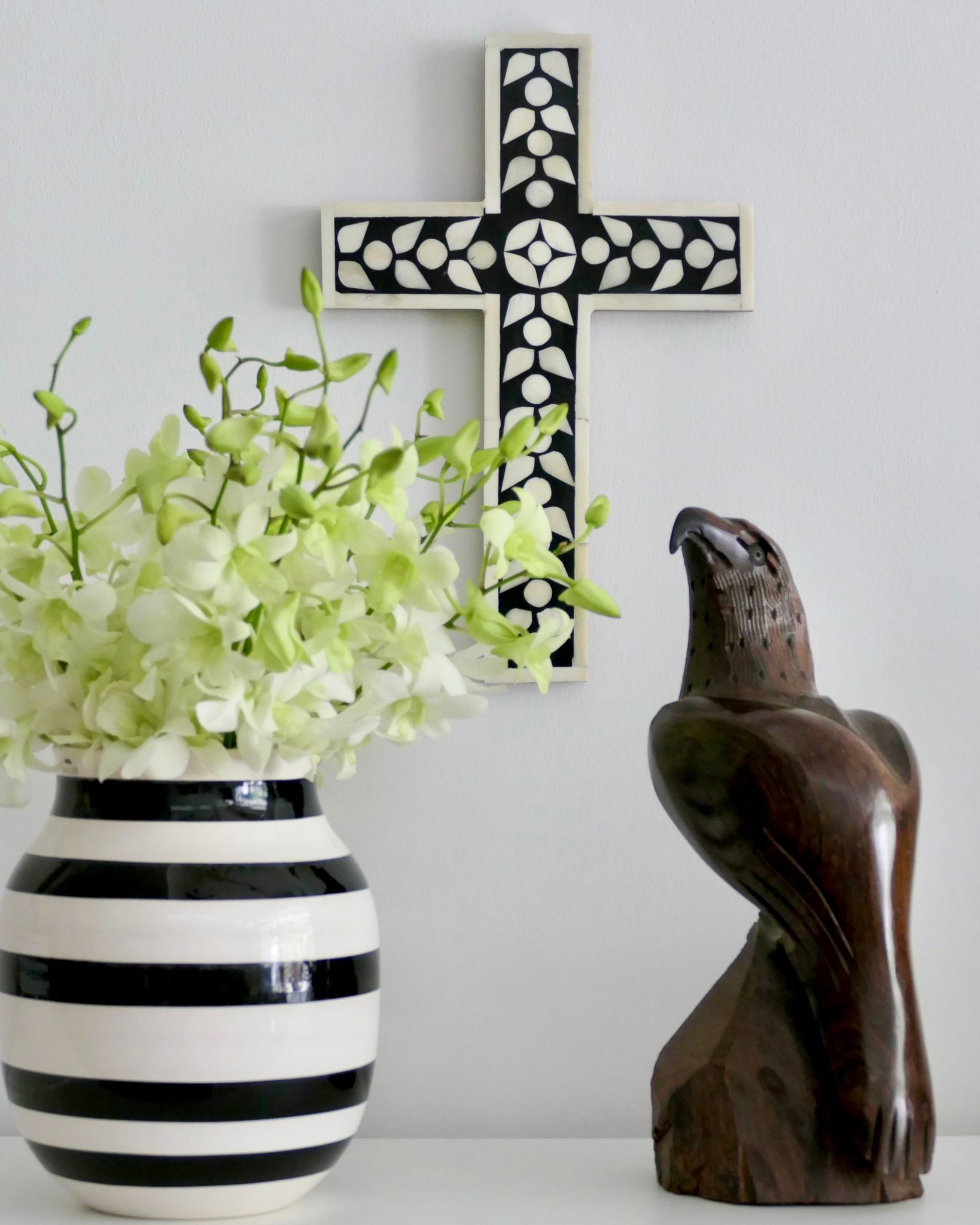 hanging religious cross decoration